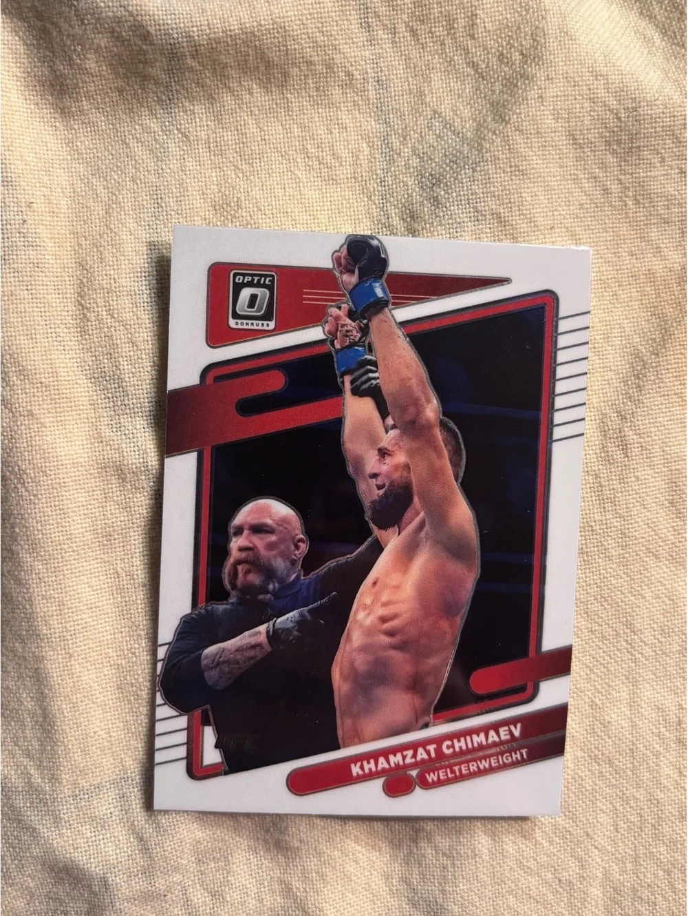 2022 Panini Donruss Optic UFC Khamzat Chimaev Welterweight #